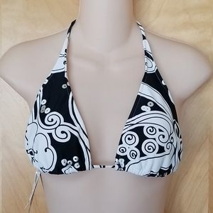 Sunsets Sequin Bikini Top Small NWT